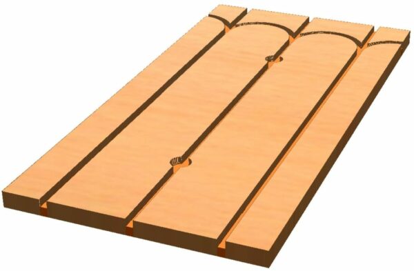 Plancher chauffant avec fibre de bois haute densité – Image 2