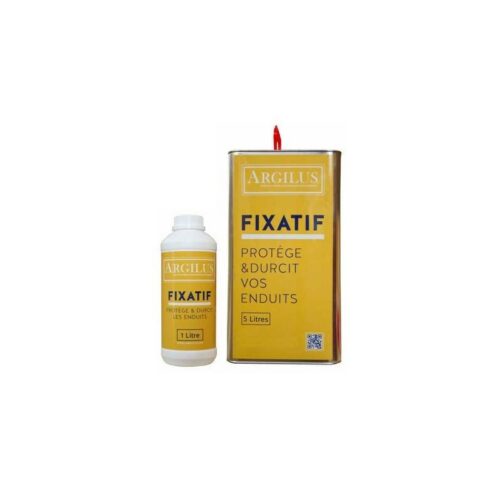 Fixatif pour enduit et badigeon argile ou chaux