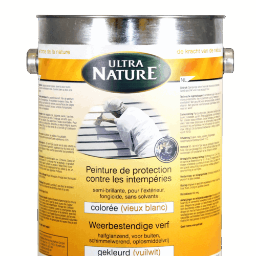 Peinture pour bois intempérie à l’huile de lin Ultranature