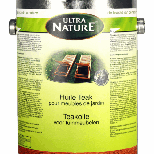 Huile bois écologique – Meubles extérieurs – Haute résistance – Ultranature